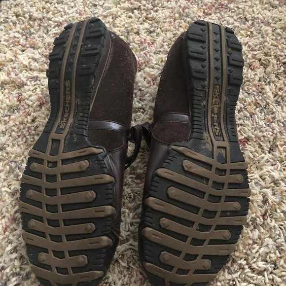 Sketchers Leather "Bikers" Mary Janes - Picture 4 of 4